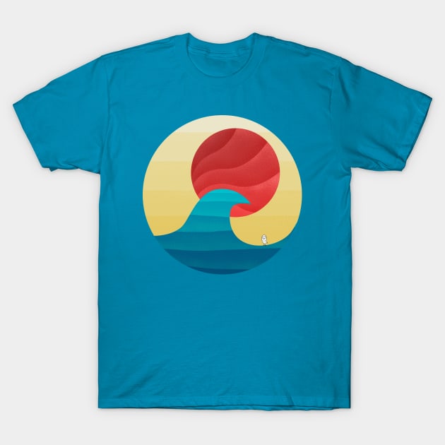 The perfect summer wave T-Shirt by OwlyChicStudio